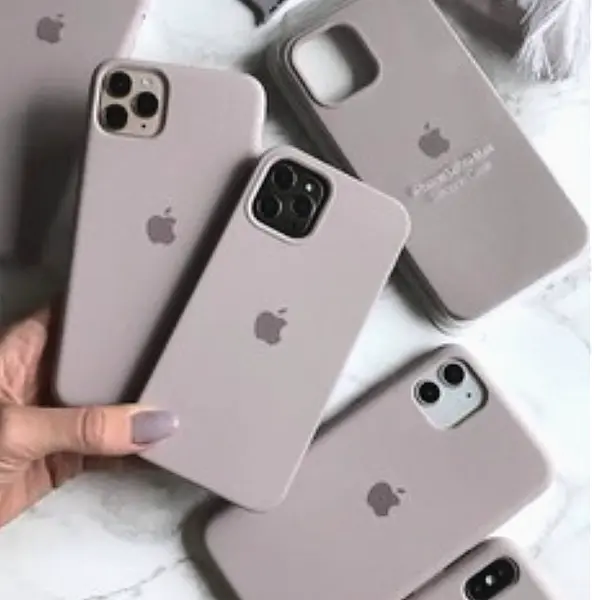 Silicon Case Gris Iphone 16pro+