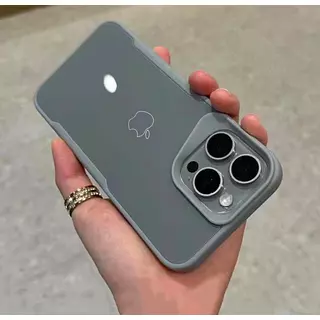 Case Protector De Camaras Gris Iphone 15pro+