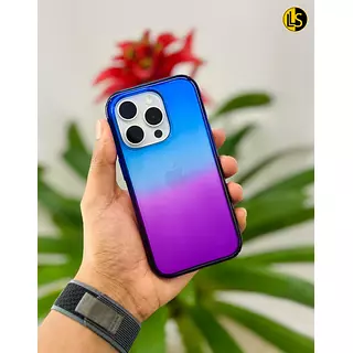 Case Degrade Azul - Fucsia Iphone 15pro+