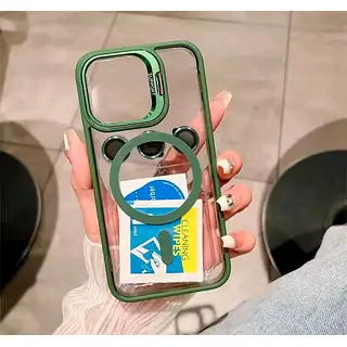 Case Magsafe Borde Verde Protector Cámaras Iphone 11