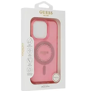 Case Original Guess Rosado Iphone 16pro+