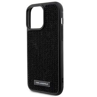 Case Original Karl Lagerfeld Negro Brillante Iphone 16pro+