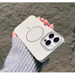 Case Magsafe Antishok Brillante Blanco Iphone 15pro+