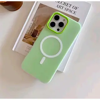 Case Verde Antishok Magsafe Mate Iphone 14pro+