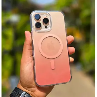 Case Transparente Degrade Cafe Magsafe Iphone 16