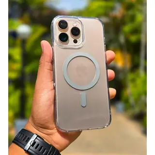 Case Transparente Degrade Gris Magsafe Iphone 14