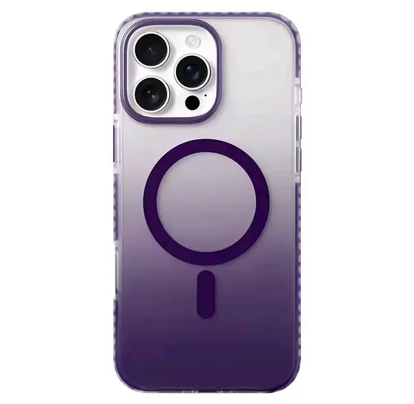 Case Borde Morado Mate Magsafe Iphone 16pro