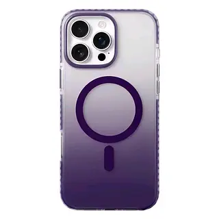 Case Borde Morado Mate Magsafe Iphone 15pro+