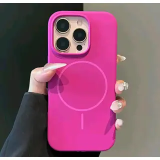 Silicon Case Magsafe Fucsia Iphone 14pro+