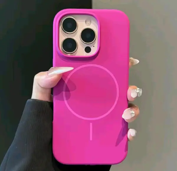 Silicon Case Magsafe Fucsia Iphone 14pro+