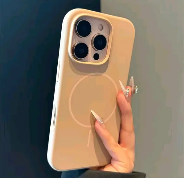 Silicon Case Magsafe Caqui Iphone 14pro+